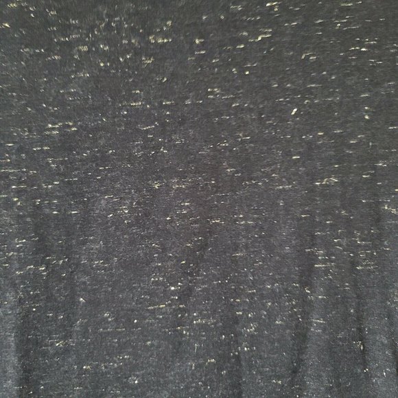 Talbots Long Sleeve Cotton Blend T Shirt Size XS Black with Sparkly Threads NWT - Picture 4 of 6